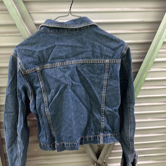 Boston proper women’s Denim Jean jacket size 10 - Picture 5 of 7
